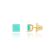 Brinco Dourado com Esmeralda - BR03010302DOTP